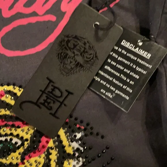 ed hardy Tiger rhinestone T-shirt - Picture 5 of 7